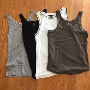 Tank bundle LOFT and Banana Republic Neutrals M